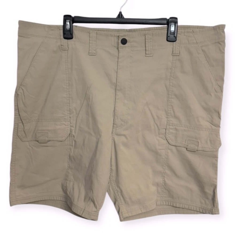 Magellan‎ Outdoors Men’s Tan Cargo Shorts with Durable Design 44